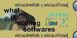 what is mailing softwares